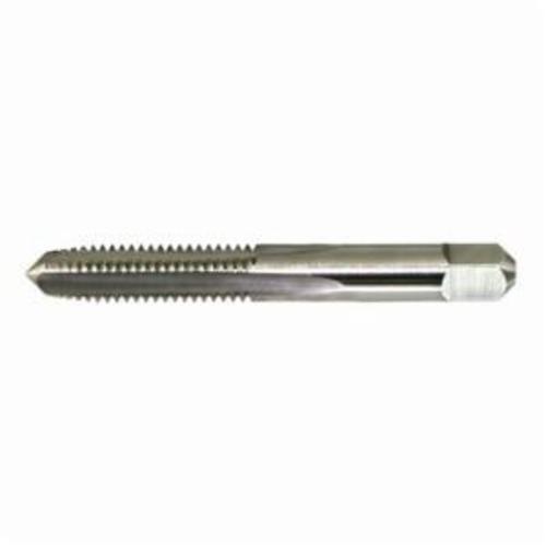Drillco 20A116CB 5305 Straight Flute Tap, Right Hand Cutting, 1/4-20 Thread, Bottoming Chamfer, 4 Flutes, Bright, HSS - Straight Flute Taps